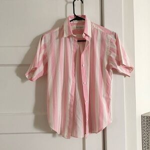 Vintage Striped Button Up